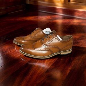 Classic Brown Leather Boy’s Shoes